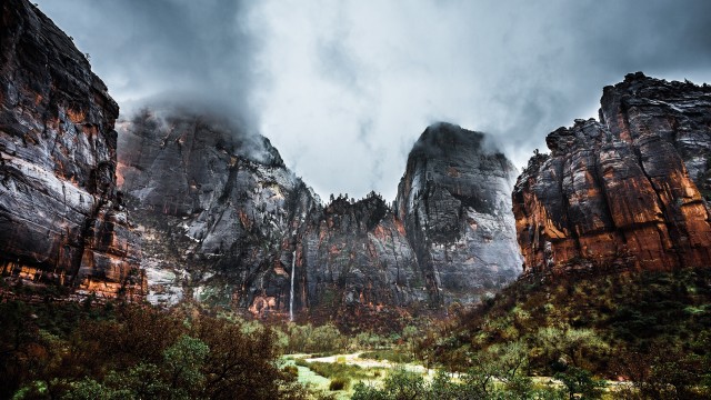 Zion National Park Waterfall