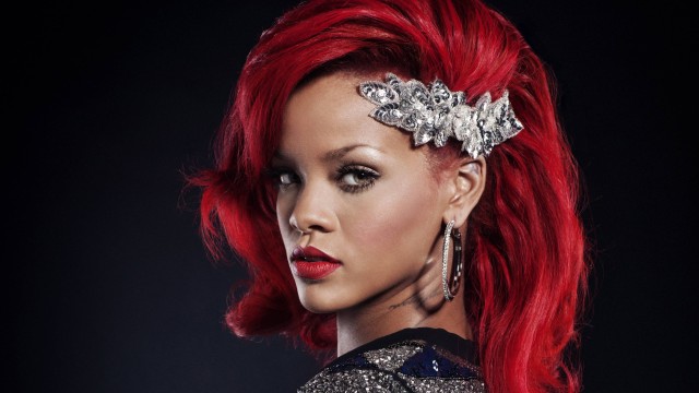 Rihanna Dark background