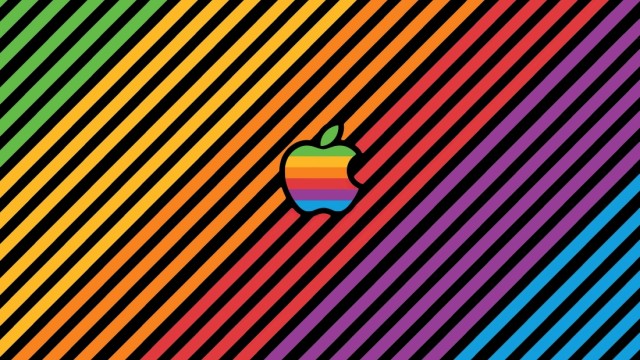 Apple logo Stripes