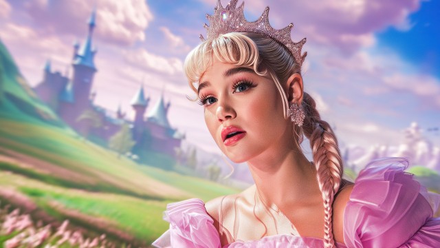 Ariana Grande as Glinda in Wicked