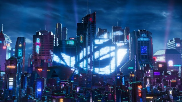 ASUS ROG Futuristic city