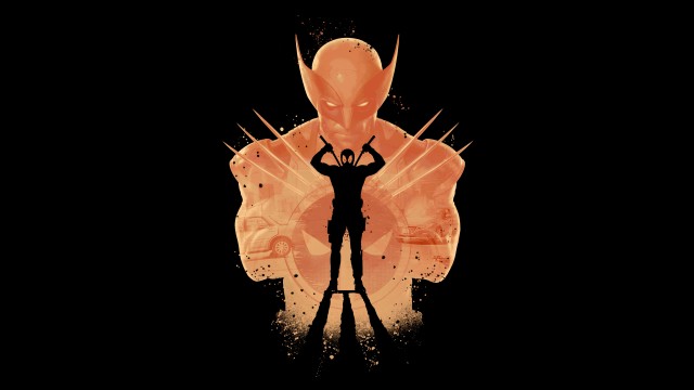 Deadpool & Wolverine Silhouette