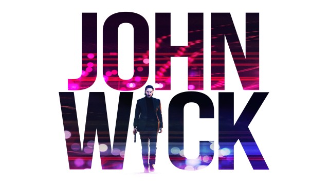 Keanu Reeves as John Wick White background