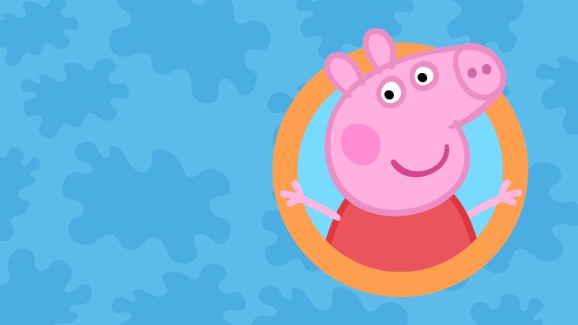 Peppa Pig Blue background