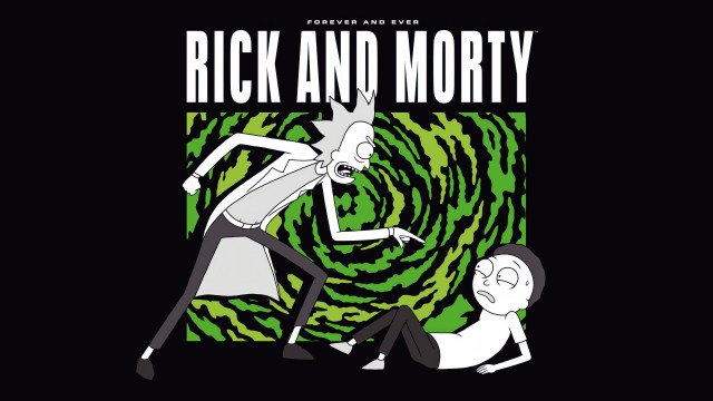 Rick and Morty Black background