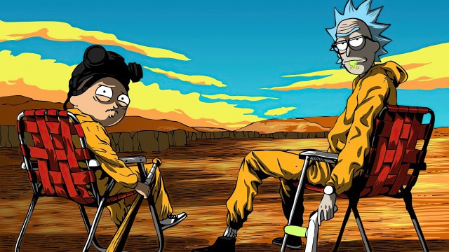 Rick and Morty Breaking Bad