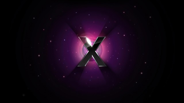 Mac OS X Dark background