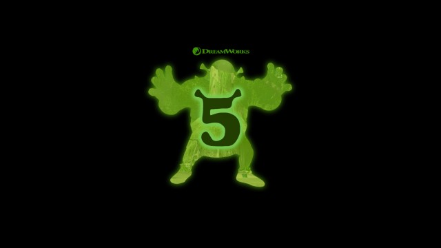 Shrek 5 Black background