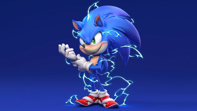 Sonic the Hedgehog Blue background