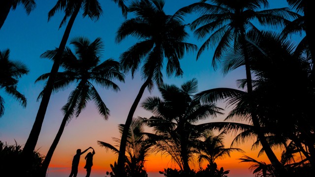 Couple Tropical beach