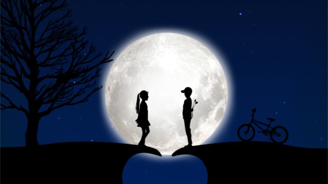 Full moon Couple