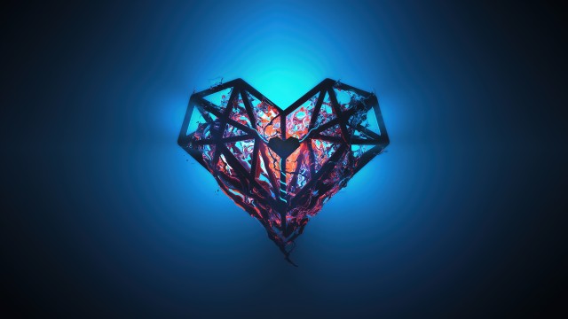 Heart Low poly