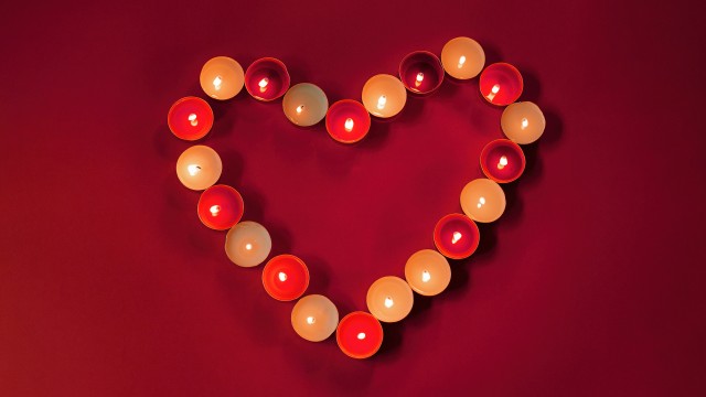 Heart shape Wax candles