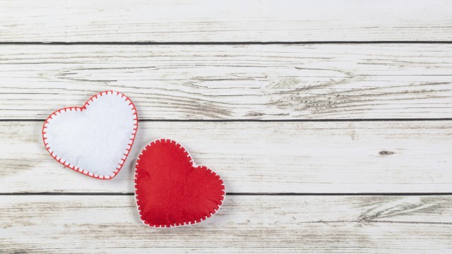 Love hearts White heart