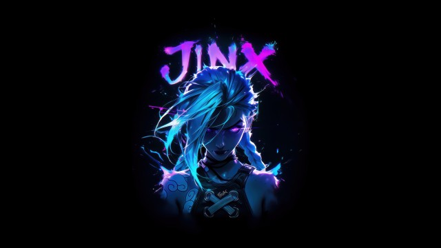 Arcane Jinx Neon art