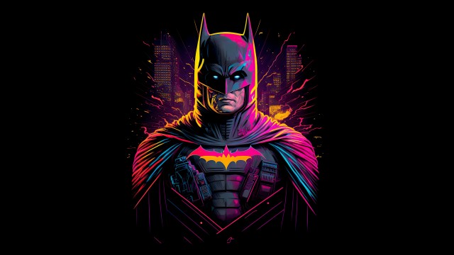 Batman Neon art