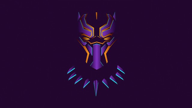 Black Panther Purple background