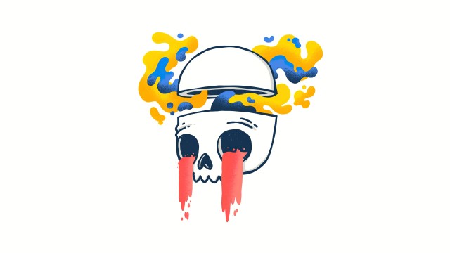Drippy skull Drippy artwork