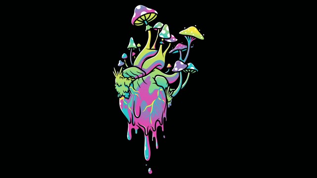 Heart Psychedelic Art