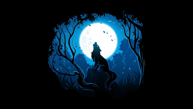 Howling wolf Moon
