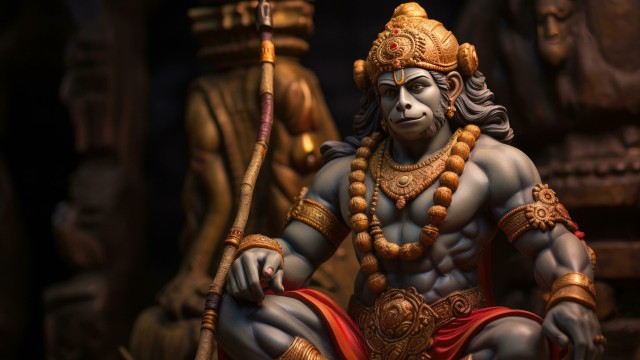 Lord Hanuman AI art