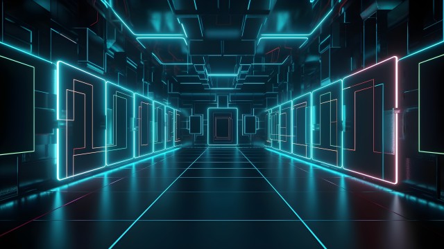 Neon Lights Digital Art