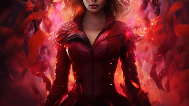 Scarlet Witch Digital Art