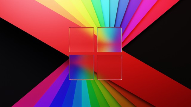 Windows 11 Glass Logo Colorful