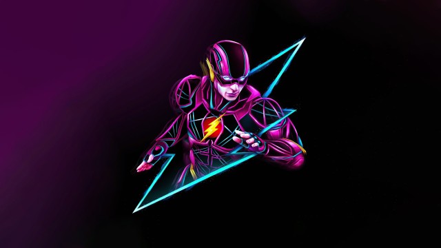 The Flash Neon art