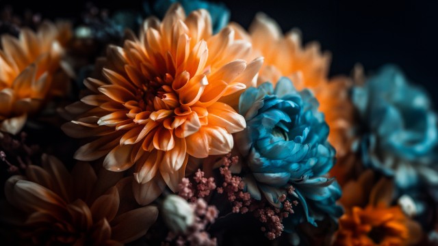 Chrysanthemum flowers Digital Art