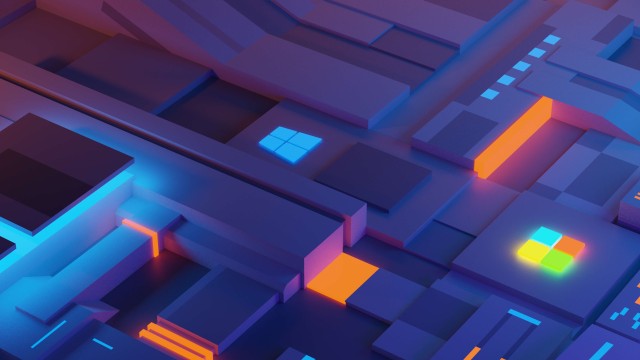 Windows logo Glowing