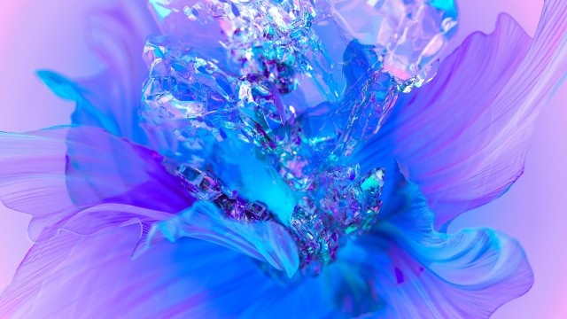 Purple Flower Digital Art