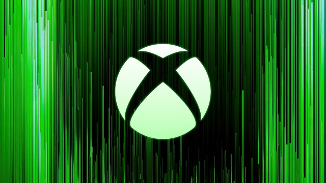 Xbox Logo on Green abstract background Aesthetic