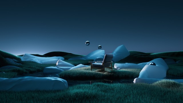 Dreamlike Surreal landscape