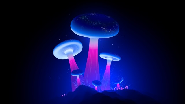 Glowing Mushrooms