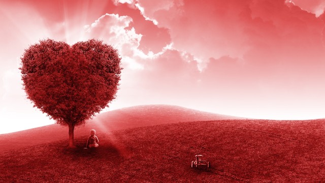 Landscape Heart tree