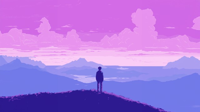 Lofi boy Landscape