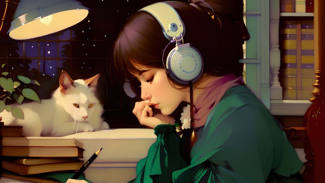 Lofi girl Headphones
