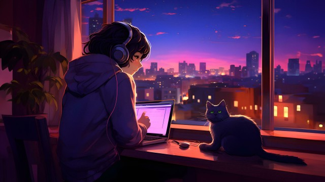 Lofi girl Night