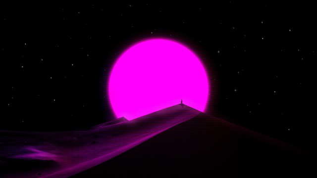 Synthwave Desert AMOLED