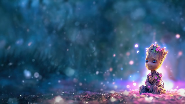 Baby Groot Flower crown