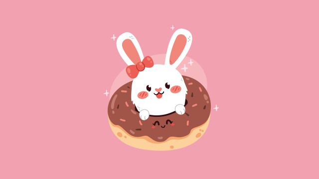 Cute rabbit Kawaii food