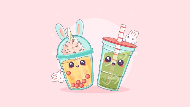 Kawaii bubble tea Kawaii boba tea