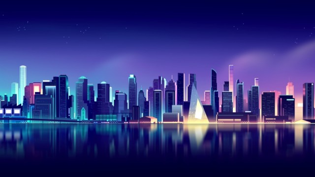 Cityscape Neon