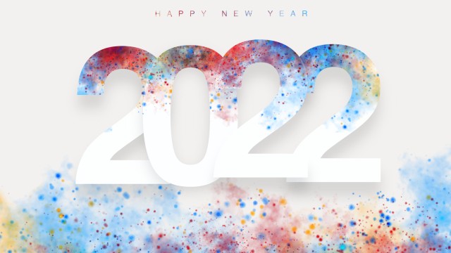 2022 New Year Colorful