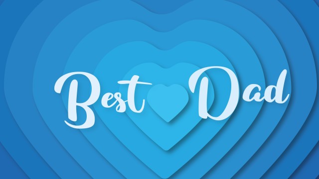 Best Dad Heart Background