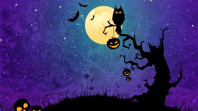 Halloween background Halloween night