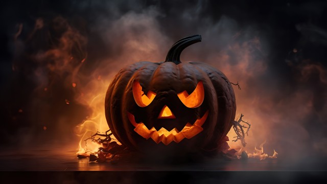 Halloween pumpkin Fire
