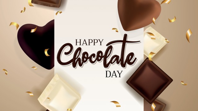 Happy Chocolate Day Confetti