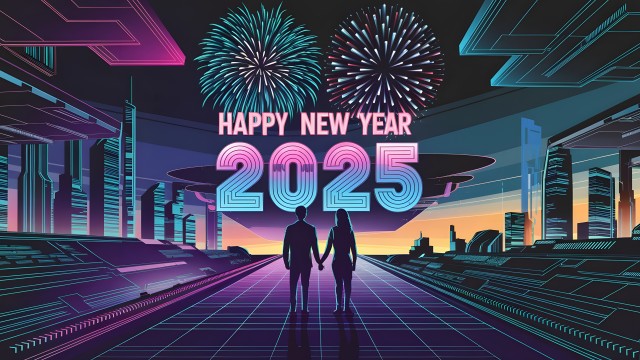 Happy New Year 2025 Couple